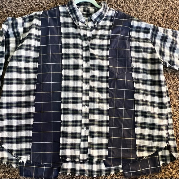 URBAN OUTFITTERS BDG: Spliced Dad Button-Down Shirt. NWT - Picture 7 of 16